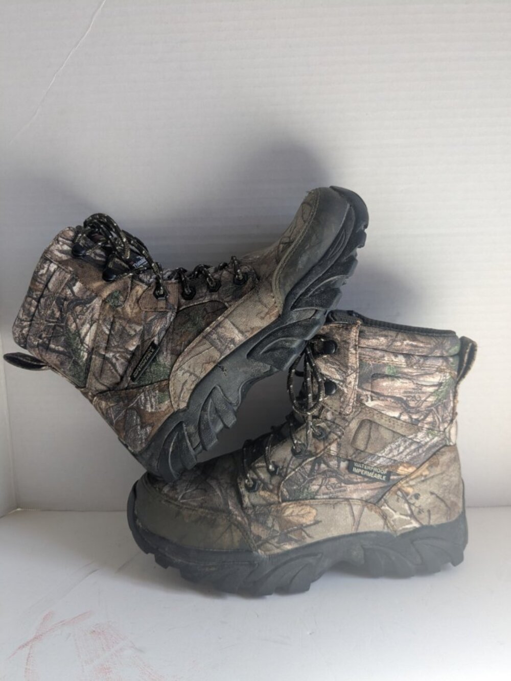 Herman Survivors Hallowpoint Boots Mens Sz 9 Waterproof Camo Hunting Thinsulate